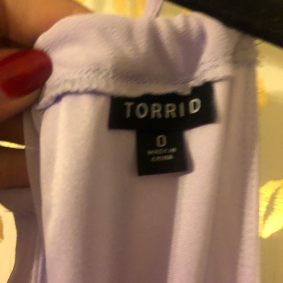 LILAC HALTER NECK CHIFFON DRESS - Picture 4 of 4